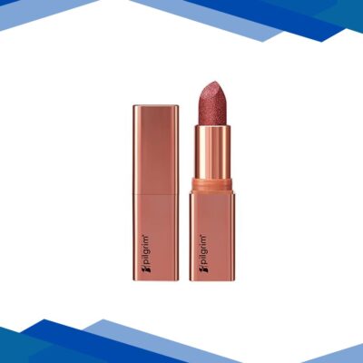 Pilgrim Glitter Lipstick Arabian Nites-04 Luxurious 3-D Glitter Formula With Matte Finish pink / red 4.2 g
