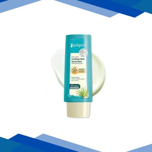 Pilgrim Korean Aloe Cooling Fluid Sunscreen SPF 50+ PA++++ with Hyaluronic Acid 50 ml