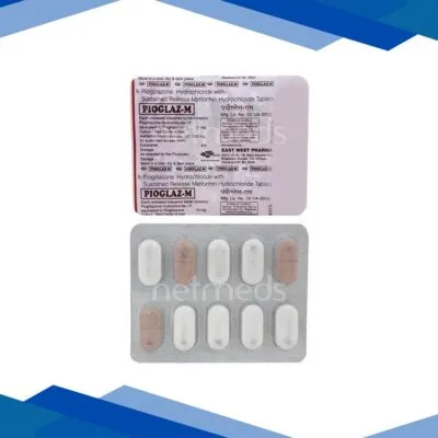 Pioglaz M Tablet 10’S