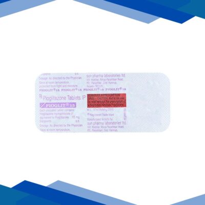 Pioglit 15mg Tablet 10’S