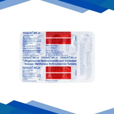 Pioglit MF 15mg Tablet 10’S