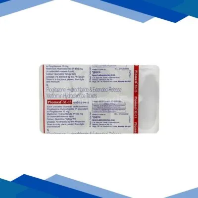 Piomed M 15mg Tablet 10’S
