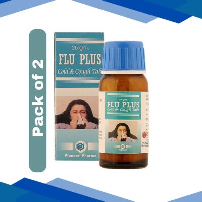 Pioneer Flu Plus Tablets (Pack of 2 x 25gm) 1’s