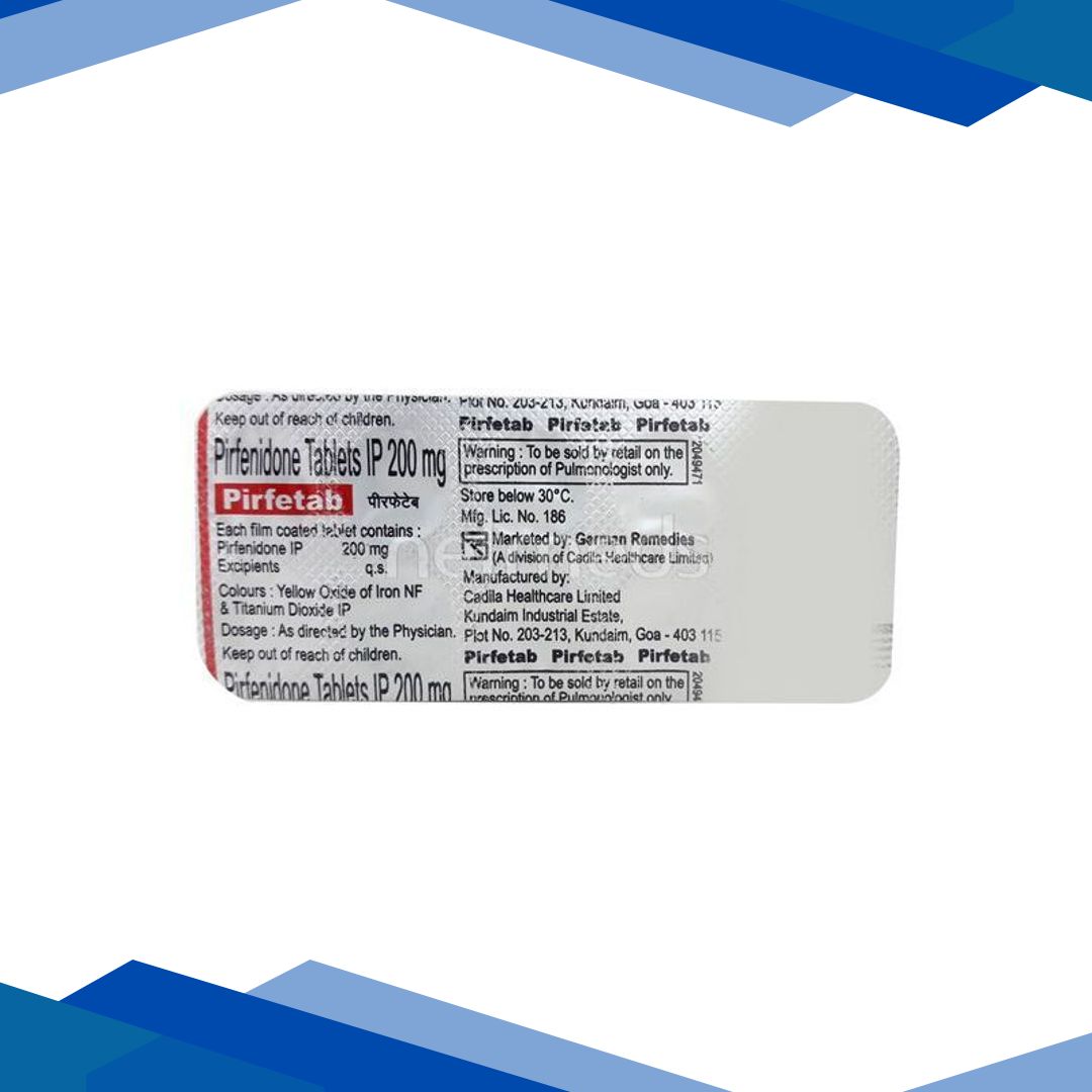 Pirfetab 200mg Tablet 10’S