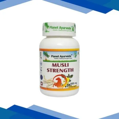 Planet Ayurveda Musli Strength Capsules 60’s