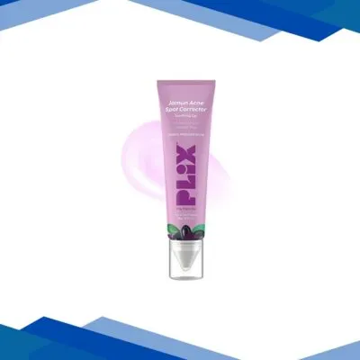 PLIX Jamun Acne Spot Corrector Gel for Reducing Active Acne, Day & Night Gel, Controls Oil & Soothes Inflammation for Men & Women 15 gm