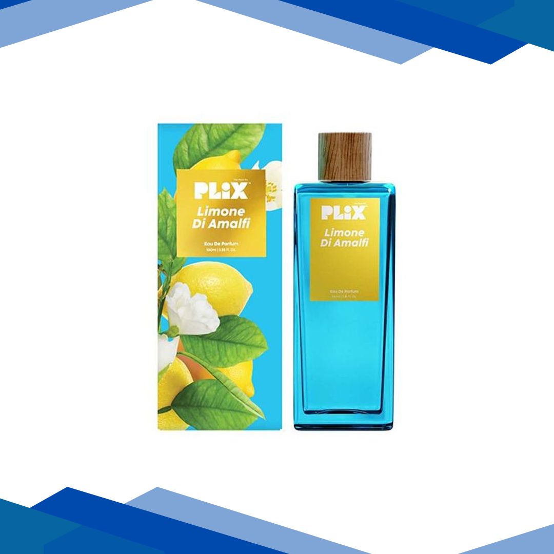 PLIX Limone Di Amalfi Perfume for Everyday Use – Long Lasting & Premium Parfum, Fresh Fragrance, Lemon, Ginger & Incense, Citrusy & Woody, Perfume for all Occasions 100 ml