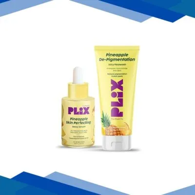 Plix The Plant Fix 3% Tranexamic Face Serum (30Ml) And Pineapple Foaming Face Wash (100Ml) 2’s