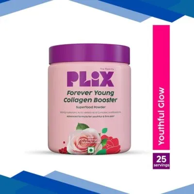 Plix The Plant Fix Collagen Supplement Powder To Support Skin Elasticity 200 gm