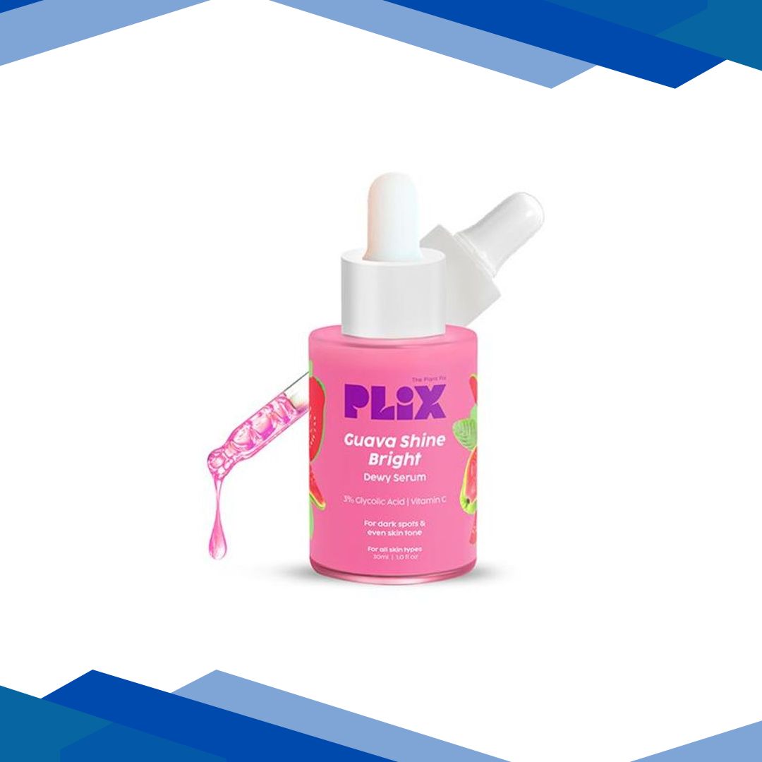 Plix The Plant Fix Guava Brightening Serum , With 3% Glycolic Acid & Vitamin C 30 ml