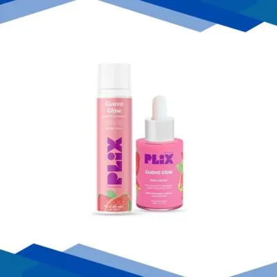 Plix The Plant Fix Spf 50 + Guavaglow Sunscreen- And 10% Vitamin Cguava Face Serum-20Ml Combo 50 gm