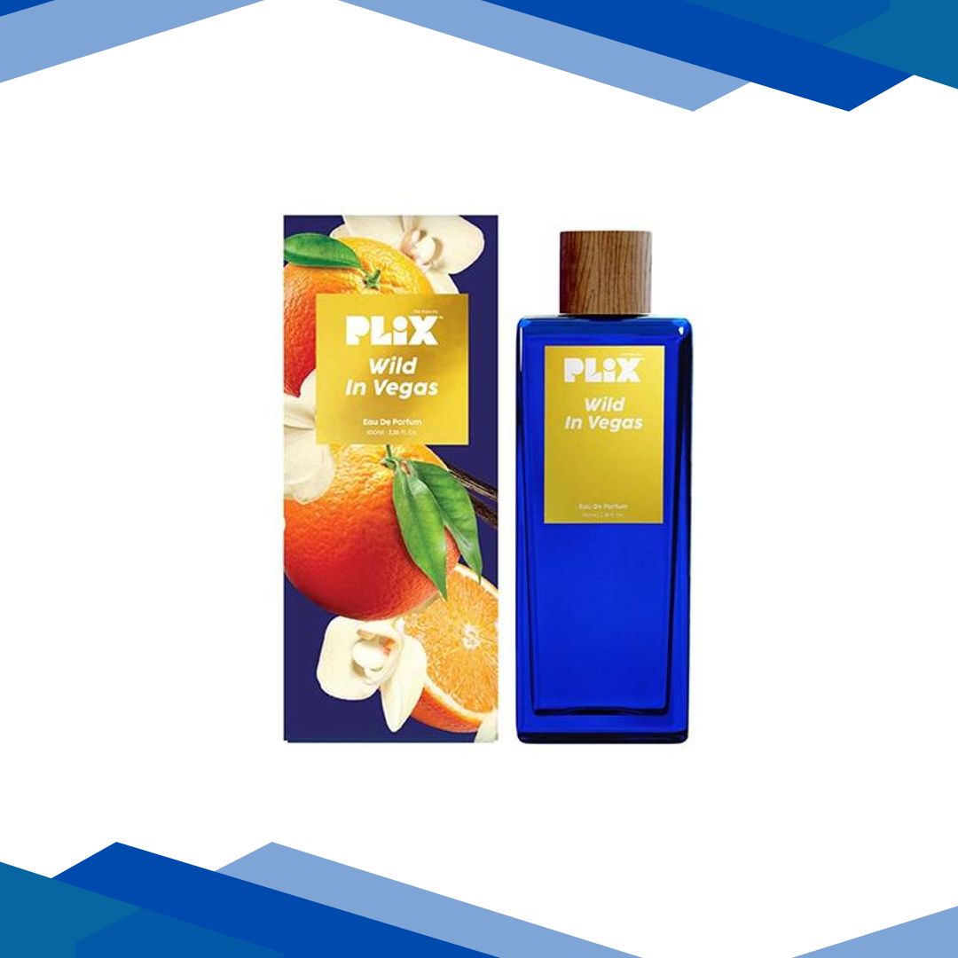 PLIX Wild In Vegas Perfume – Long Lasting & Premium Parfum, Fresh Fragrance, Mandarin, Gardenia, Sandalwood, Citrusy & Floral, For Everyday Use and all Occasions 100 ml
