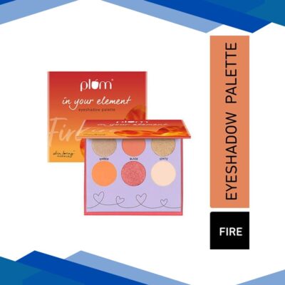 Plum In Your Element Eyeshadow Palette Super Pigmented 6-In-1 Palette, 01 Fire 10 gm