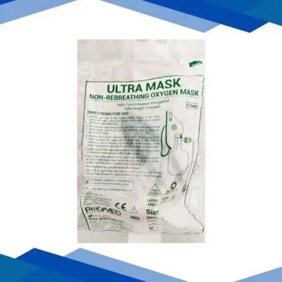 Polymed Ultra Mask Non-Rebreathing Oxygen Mask – Adult 1’s