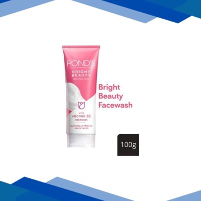 Ponds Bright Beauty Spotless Glow Facewash With Vitamin B3 100 gm