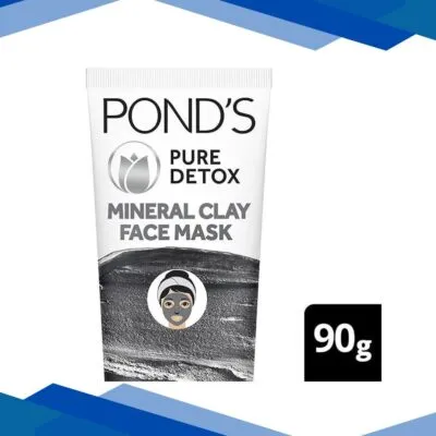 Pond’s Pure Detox Mineral Clay Face Mask For Oil Free Instant Glow 90 gm