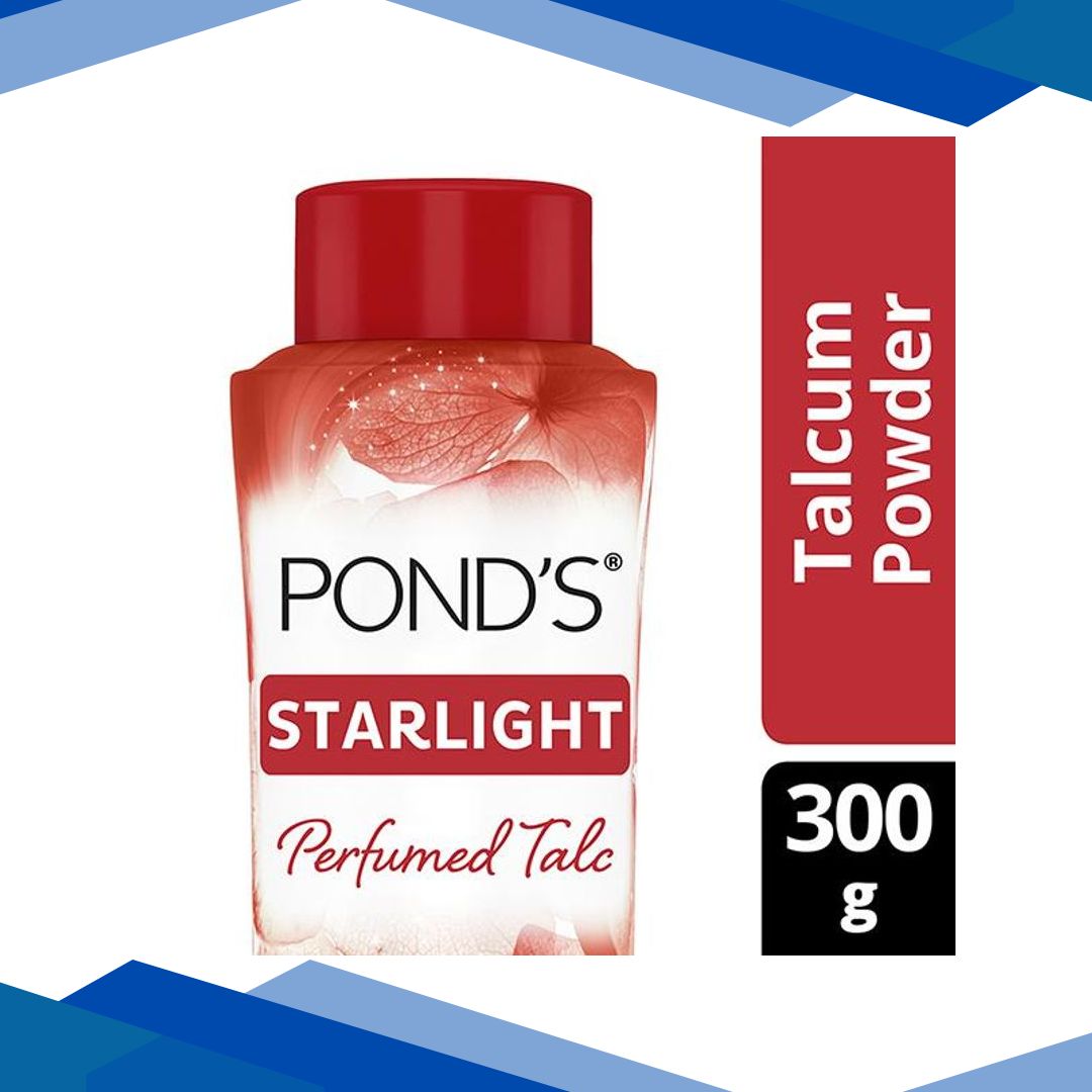 Pond’s Starlight Perfumed Talc Powder, Orchid & Jasmin Notes 300 gm