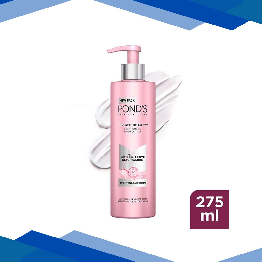POND’S Triple Vitamin Moisturising Body Lotion for Soft Smooth Radiant Skin Glow 275 ml