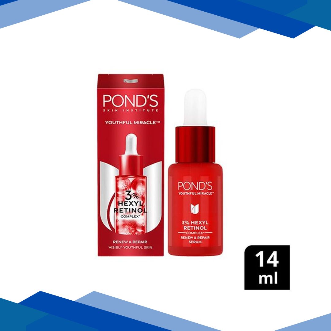 Pond’s Youthful Miracle Hexyl Retinol Complex, Renew and Repair Serum 14 ml