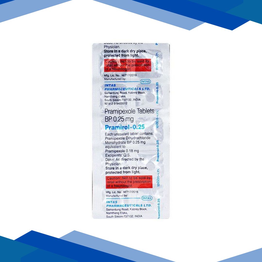 Pramirol 0.25mg Tablet 10’S