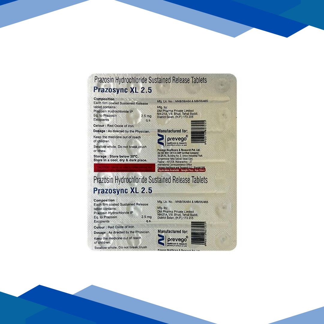 PRAZOSYNC XL 2.5 Tablet 30’s