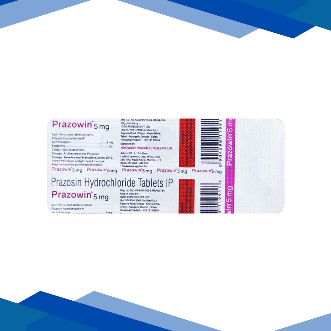 PRAZOWIN 5 Tablet 10’s