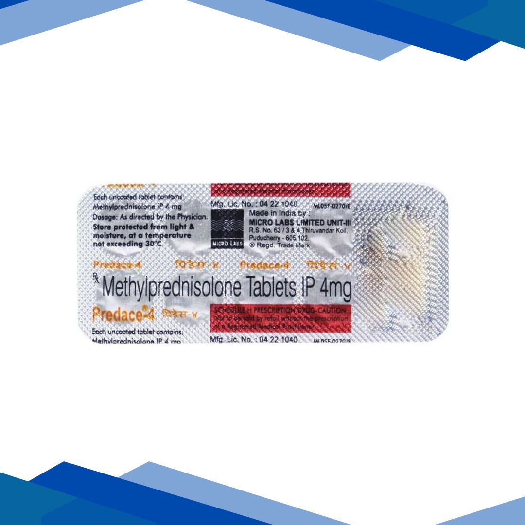 Predace 4mg Tablet 10’S