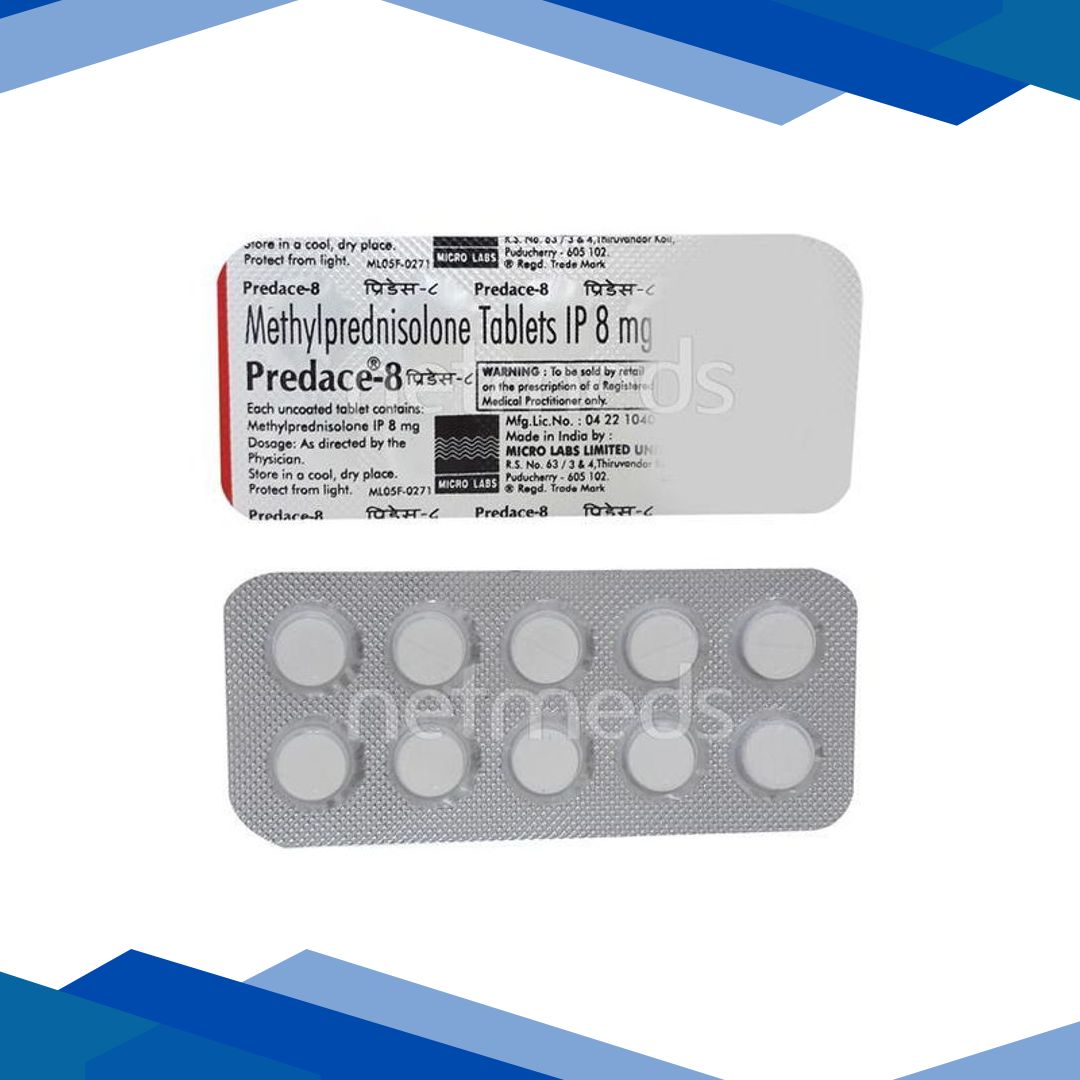 Predace 8mg Tablet 10’S