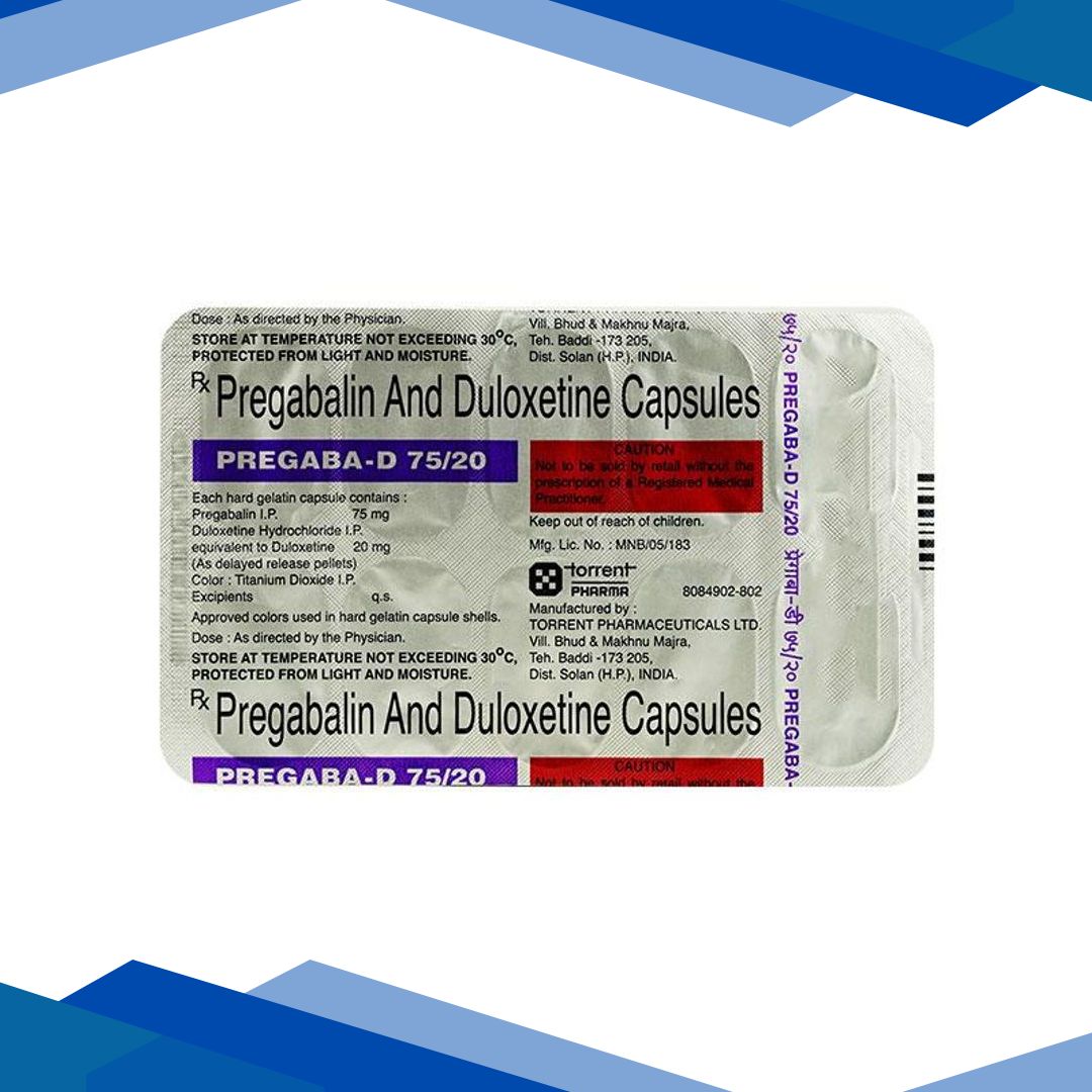 PREGABA D 75/20 Capsule 10’s