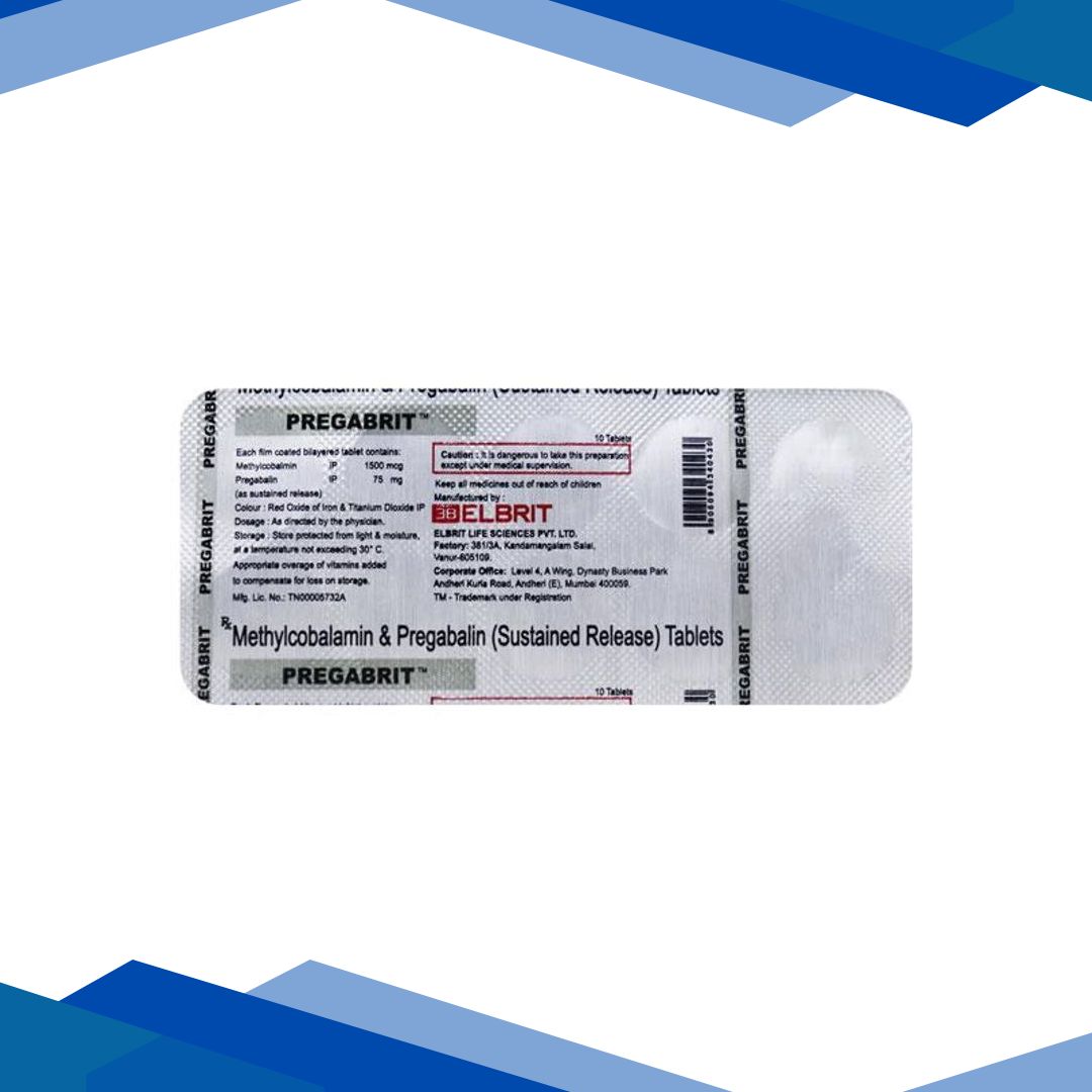 Pregabrit Tablet 10’S