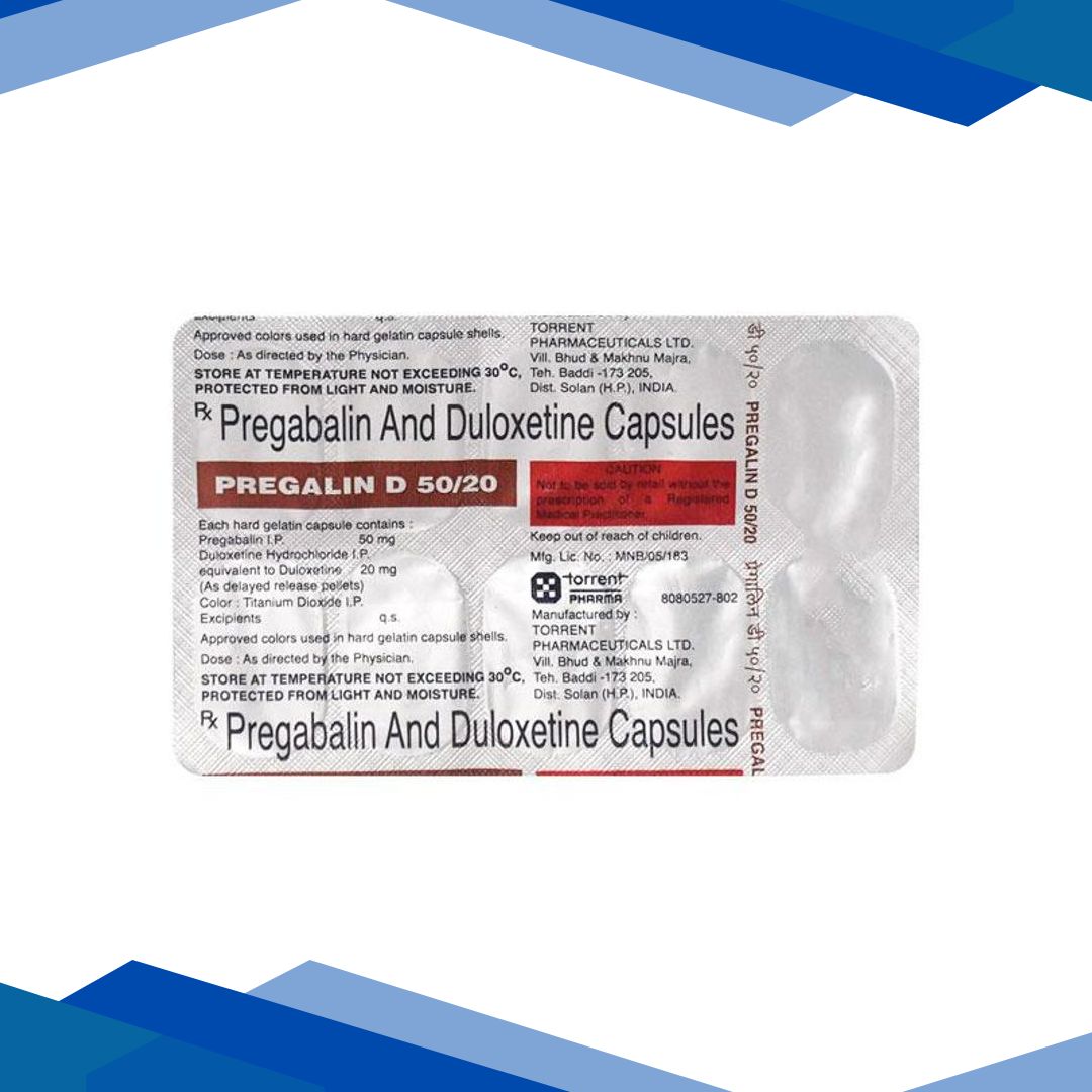 PREGALIN D 50/20 Capsule 10’s