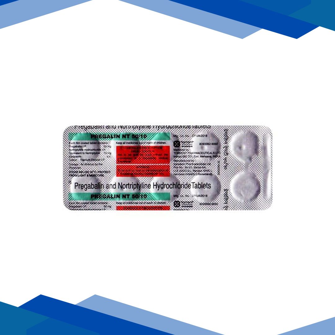 PREGALIN NT 50/10 Tablet 10’s