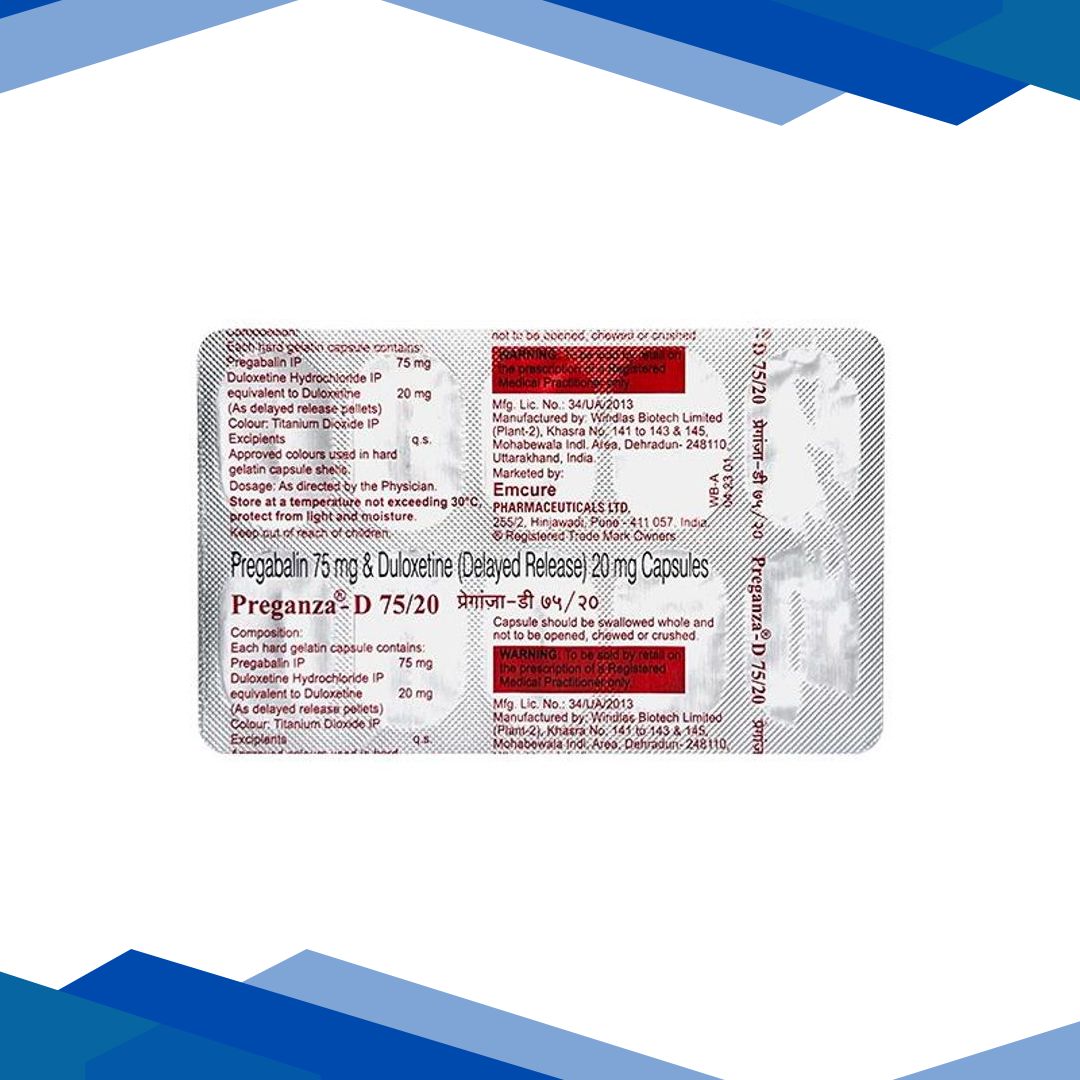 PREGANZA D 75/20 Capsule 10’s