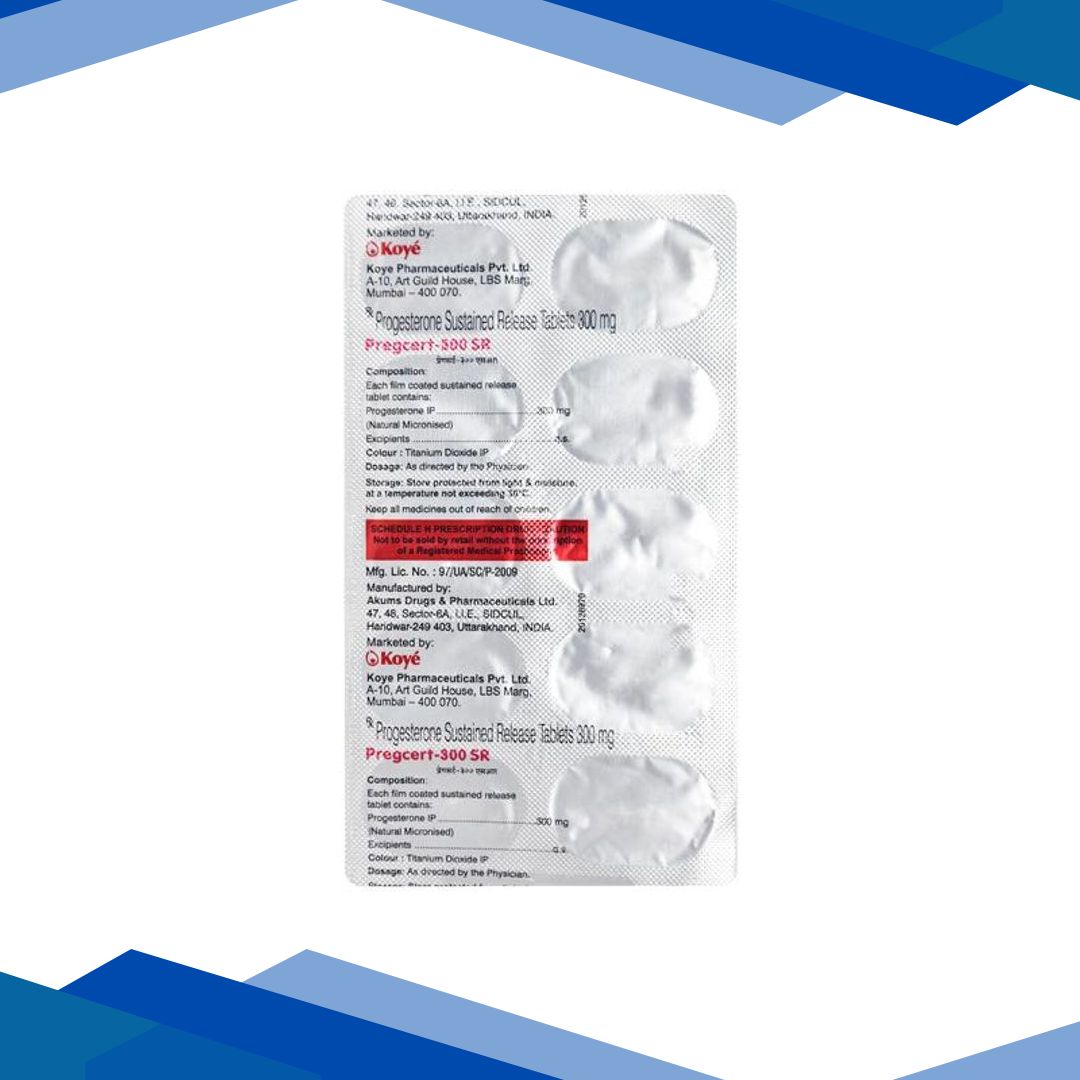 Pregcert SR 300mg Tablet 10’S