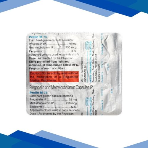 Prelin M 75mg Capsule 15'S