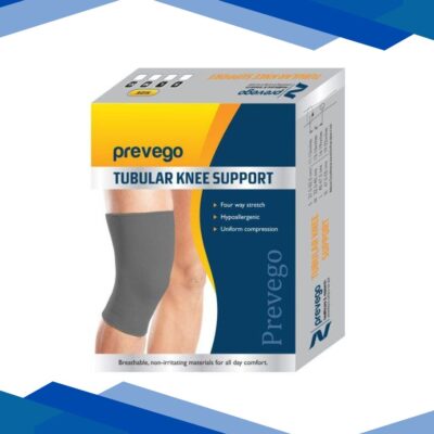 Prevego Tubular Knee Support – Grey (XL) 1’s