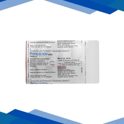 Princiclav 625mg Tablet 10’S