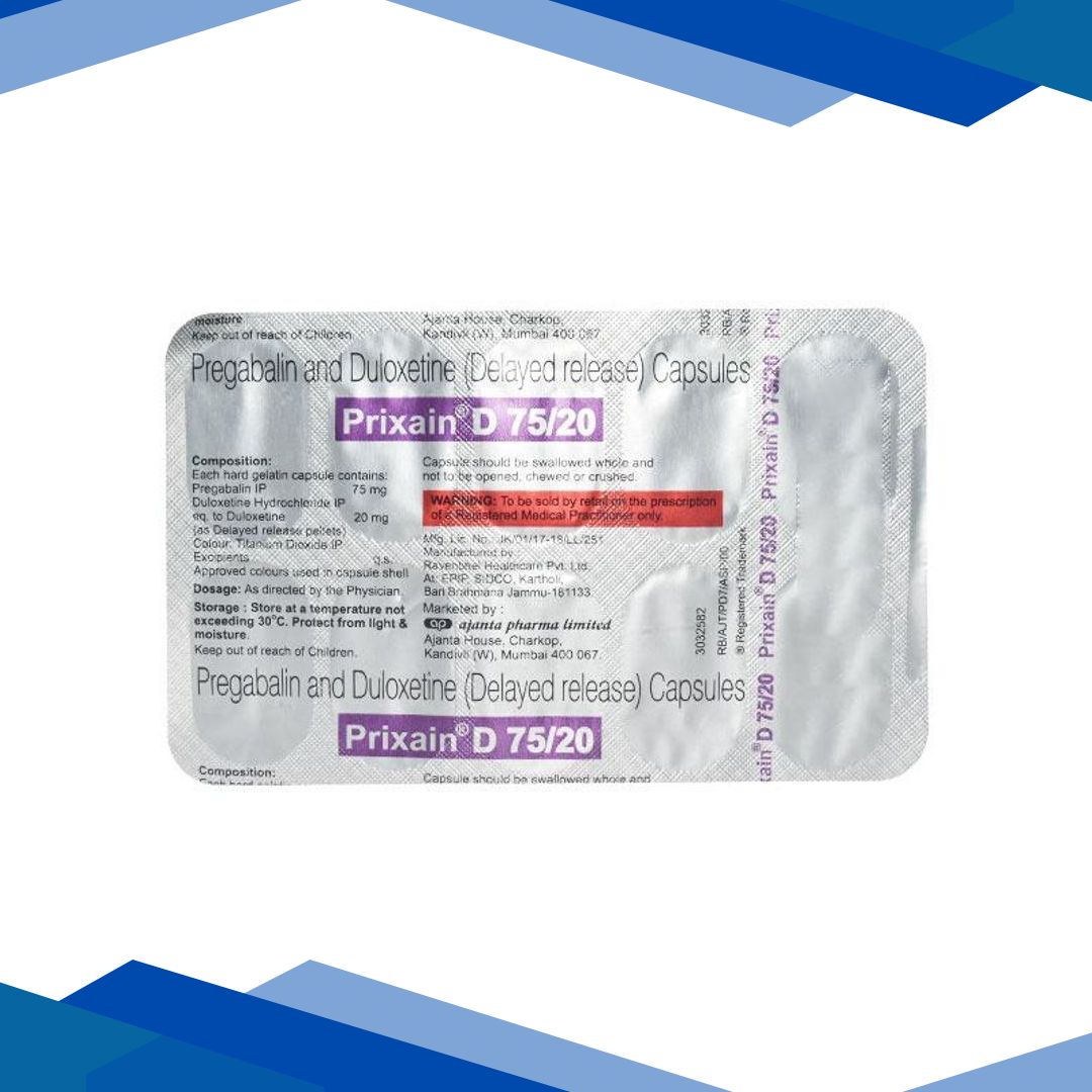 PRIXAIN D 75/20 Capsule 10’s