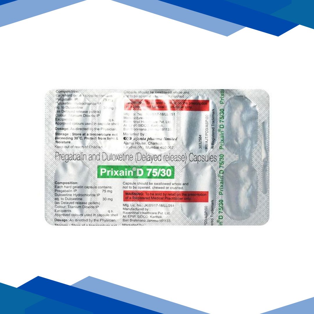 PRIXAIN D 75/30 Capsule 10’s