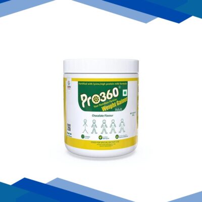Pro360 Adult Weight Gainer Nutritional Powder – Chocolate Flavour 250 gm