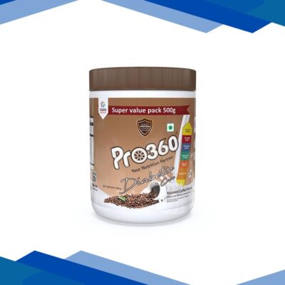 Pro360 Diabetic Nutritional Powder – Roasted Coffee Flavour 500 gm