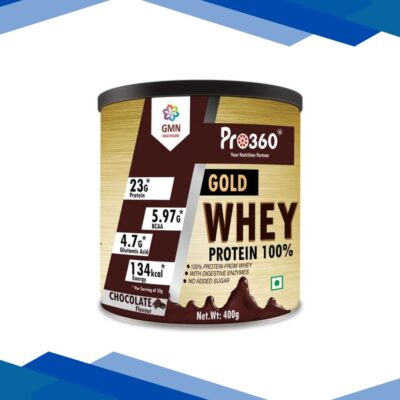 Pro360 Gold Whey 100% Protein Powder – Chocolate Flavour 400 gm