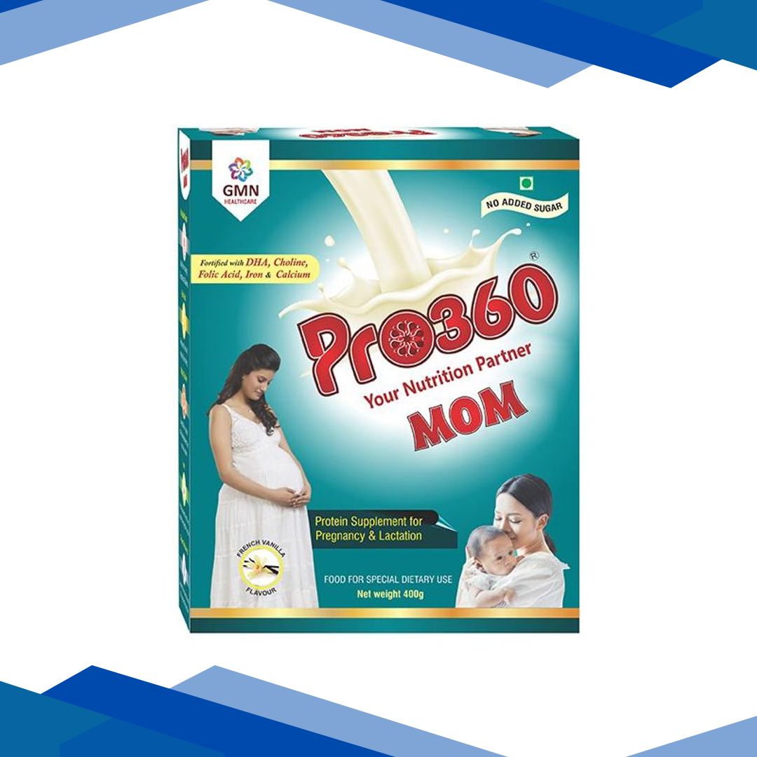 Pro360 MOM Pro Nutritional Protein Powder – French Vanilla Flavour 400 g