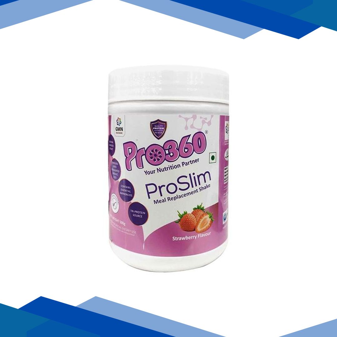 Pro360 ProSlim Nutritional Powder – Strawberry Flavour 500 g