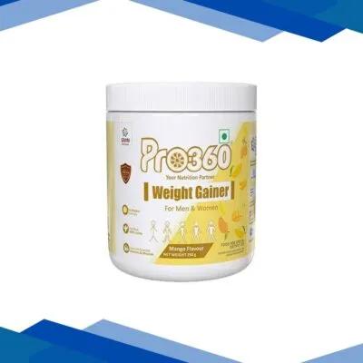 Pro360 Weight Gainer Protein Powder – Mango 250 gm