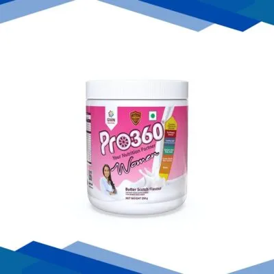 Pro360 Women Nutritional Powder – Butterscotch Flavour 250 gm