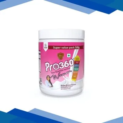 Pro360 Women Nutritional Powder – Butterscotch Flavour 500 gm