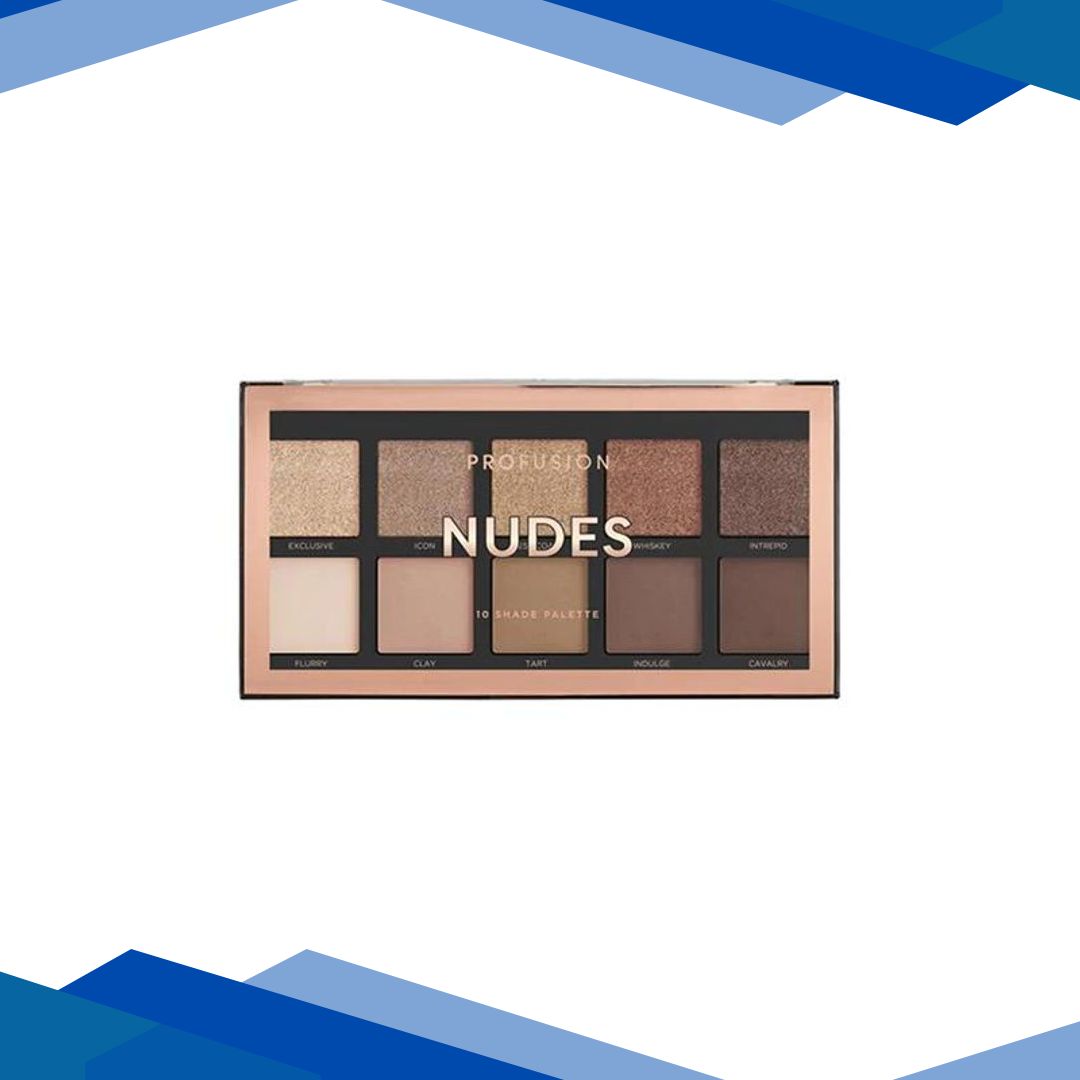 Profusion Cosmetics 10 Shade Eye Shadow Pallete – Nudes 16g