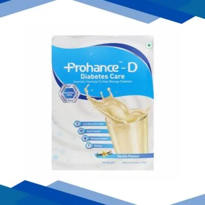 PROHANCE D DIABETES CARE SUCROSE FREE VANILLA FLAVOUR 200gm