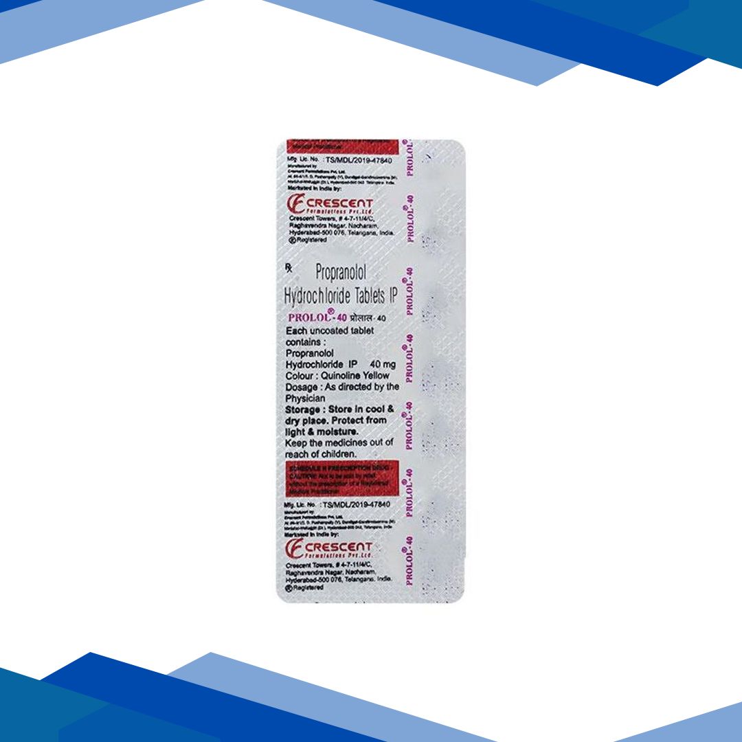 Prolol 40mg Tablet 10’S